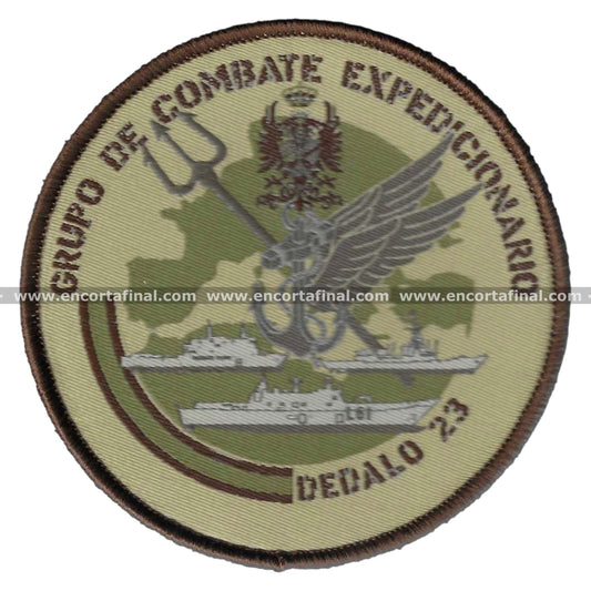 Spanish Navy Patch - Dedalo '23 - Expeditionary Combat Group