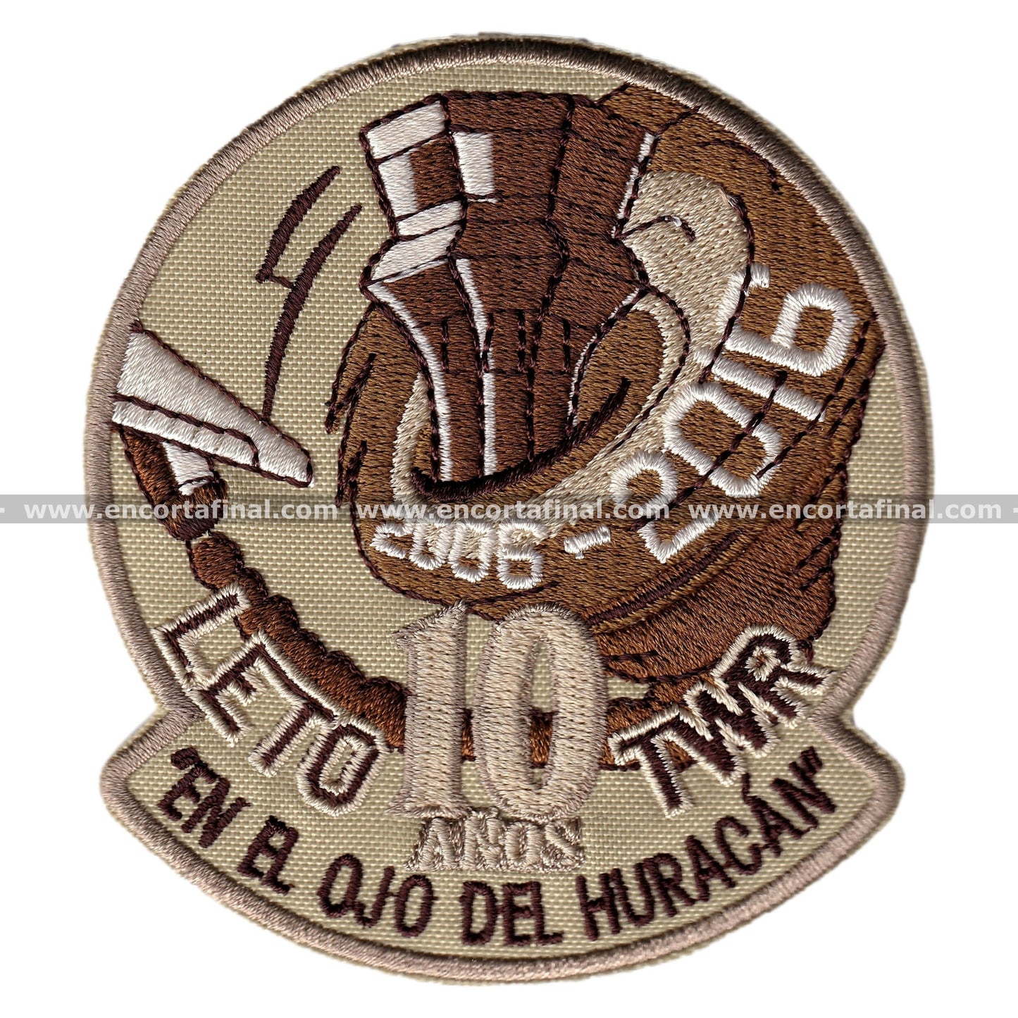 Parche Base Aérea de Torrejón - LETO TWR - En el ojo del Huracán - 10 años - 2006-2016