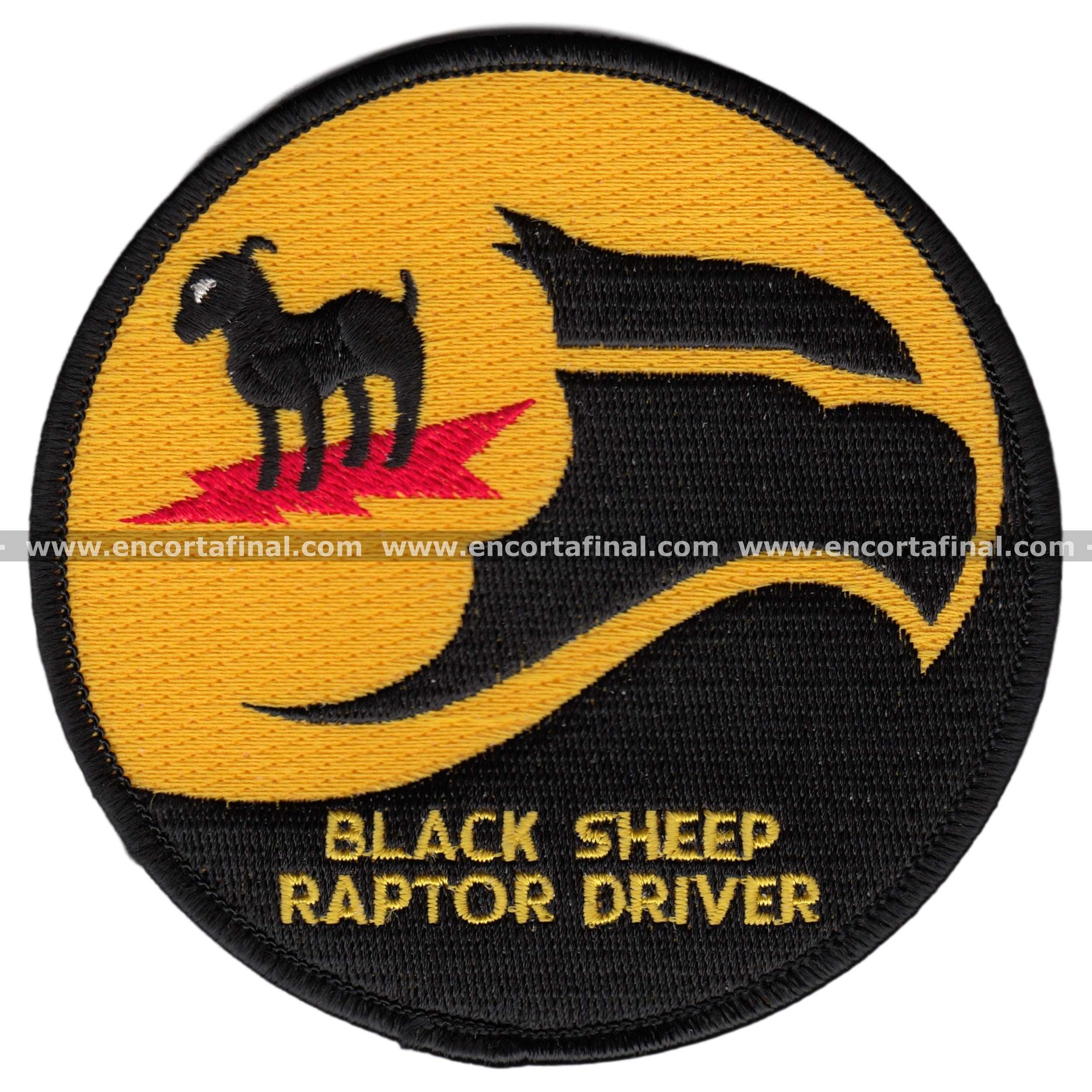 Bulldog Raptor Driver Parche Black Sheep Raptor Driver – En Corta Final