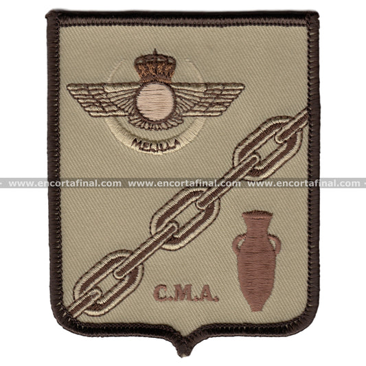 Patch of the Melilla Airport Military Air Command (Cmaa de Melilla)