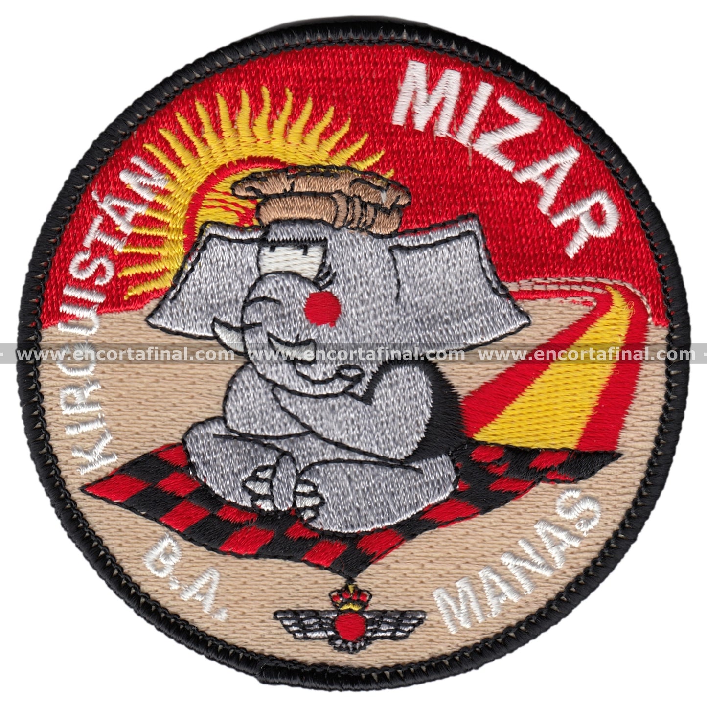 Mizar Detachment Patch -Kyrgyz BA Manas-