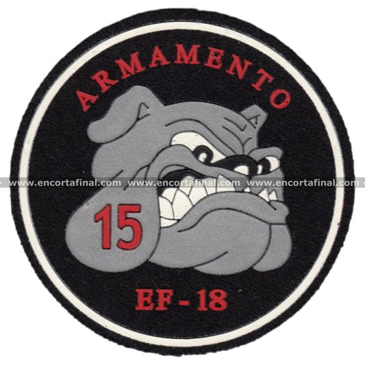 Parche Ef-18 Ala 15 Armamento