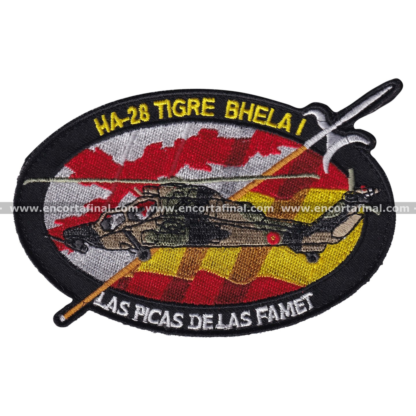 Army Patch - HA-28 Tighre Bhela I - FAMET Spades