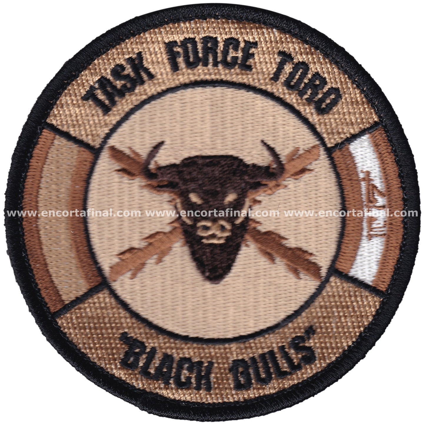 Parche Task Force Toro - Black Bulls