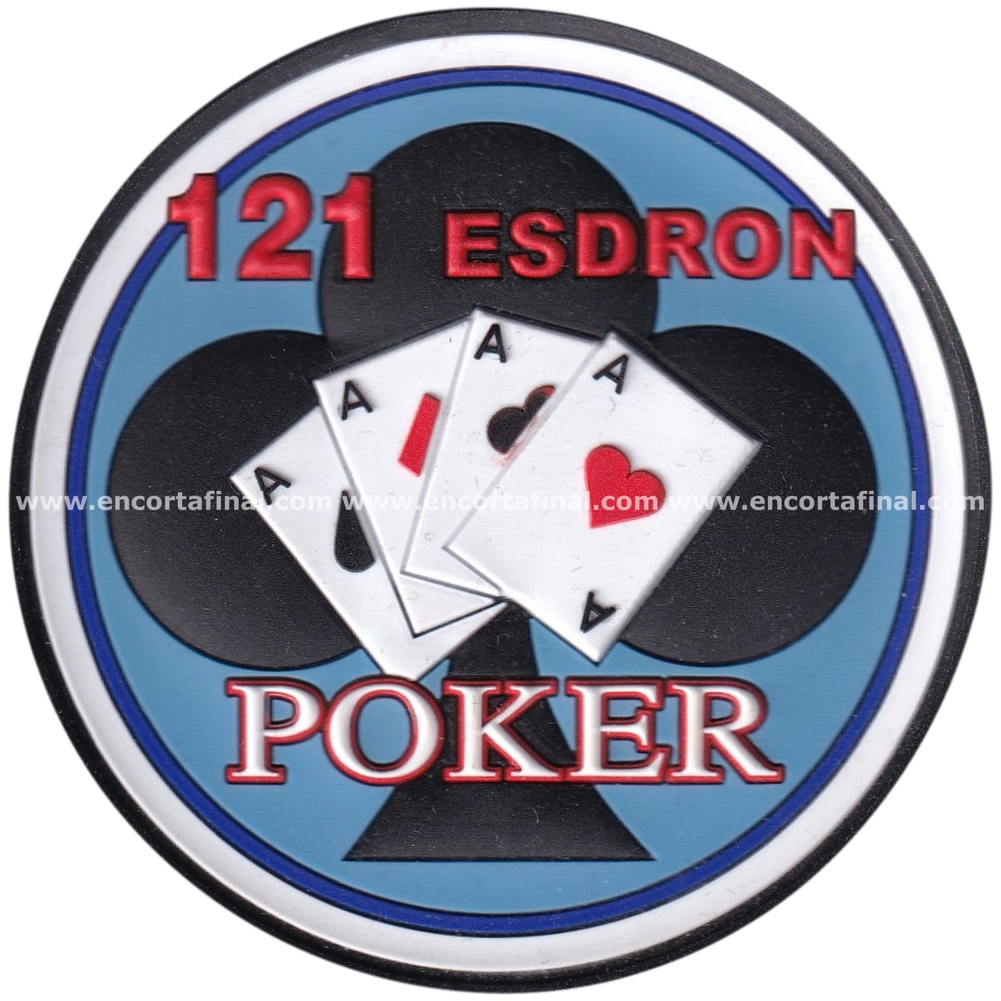 Parche Ala 12 - 121 Escuadron - Poker