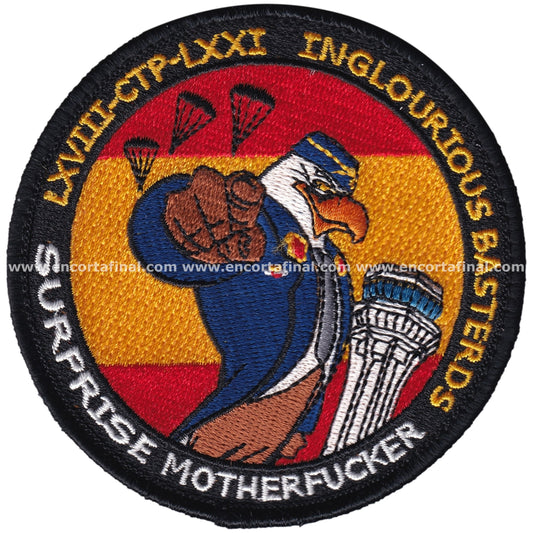 Air Force Patch - LXVIII-CTP-LXXI Inglourious Basterds - Surprise Motherfucker