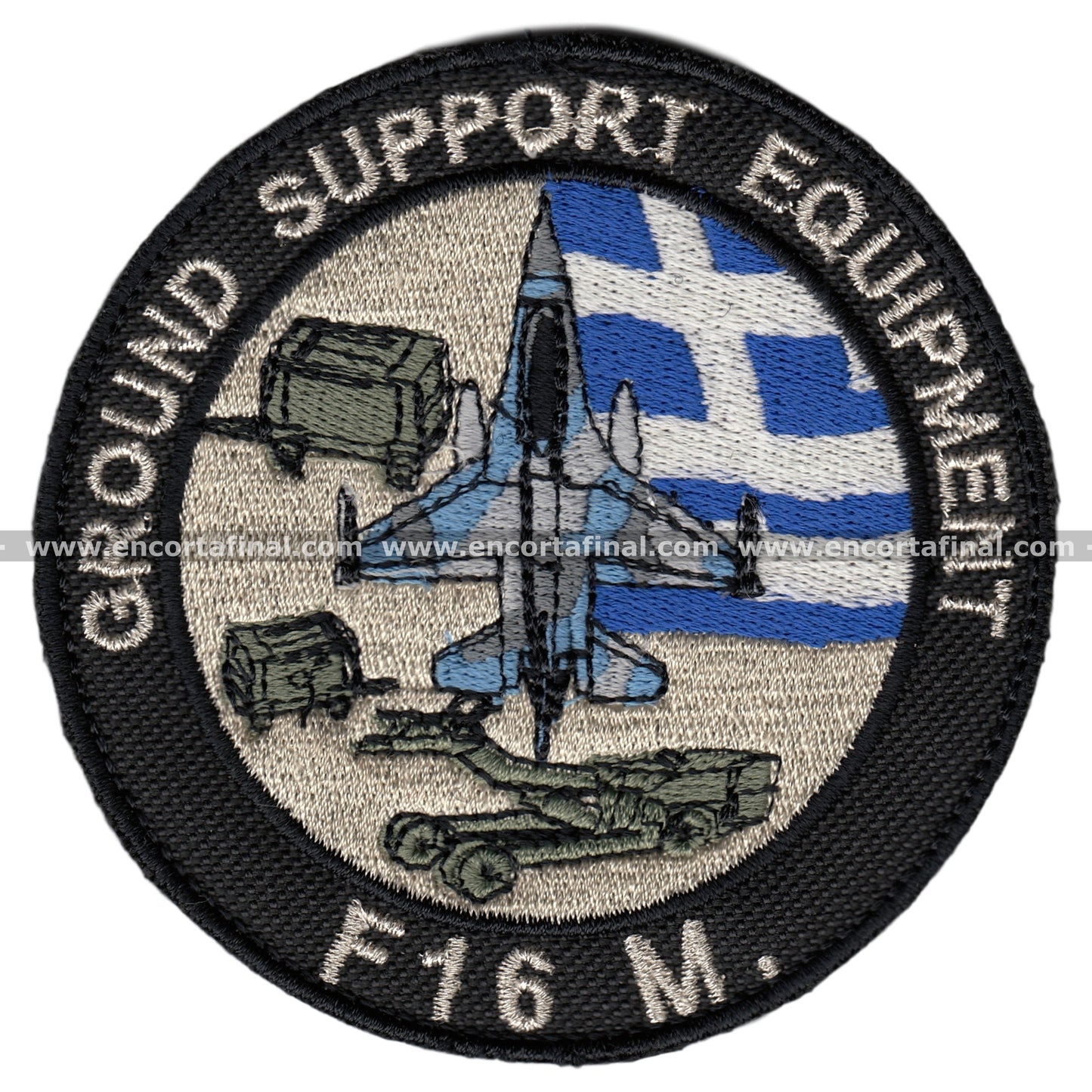 Hellenic Air Force F16 M. Ground Support Equipment Patch