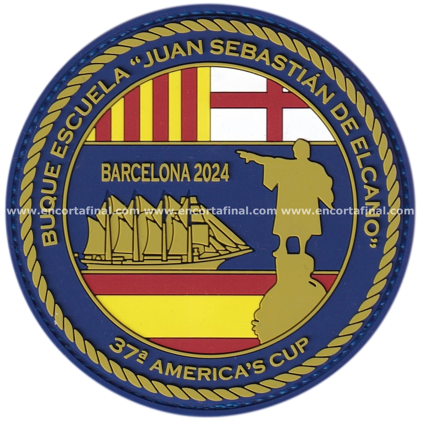 Parche Juan Sebastian De Elcano - Barcelona 2024 - 37ª America's Cup