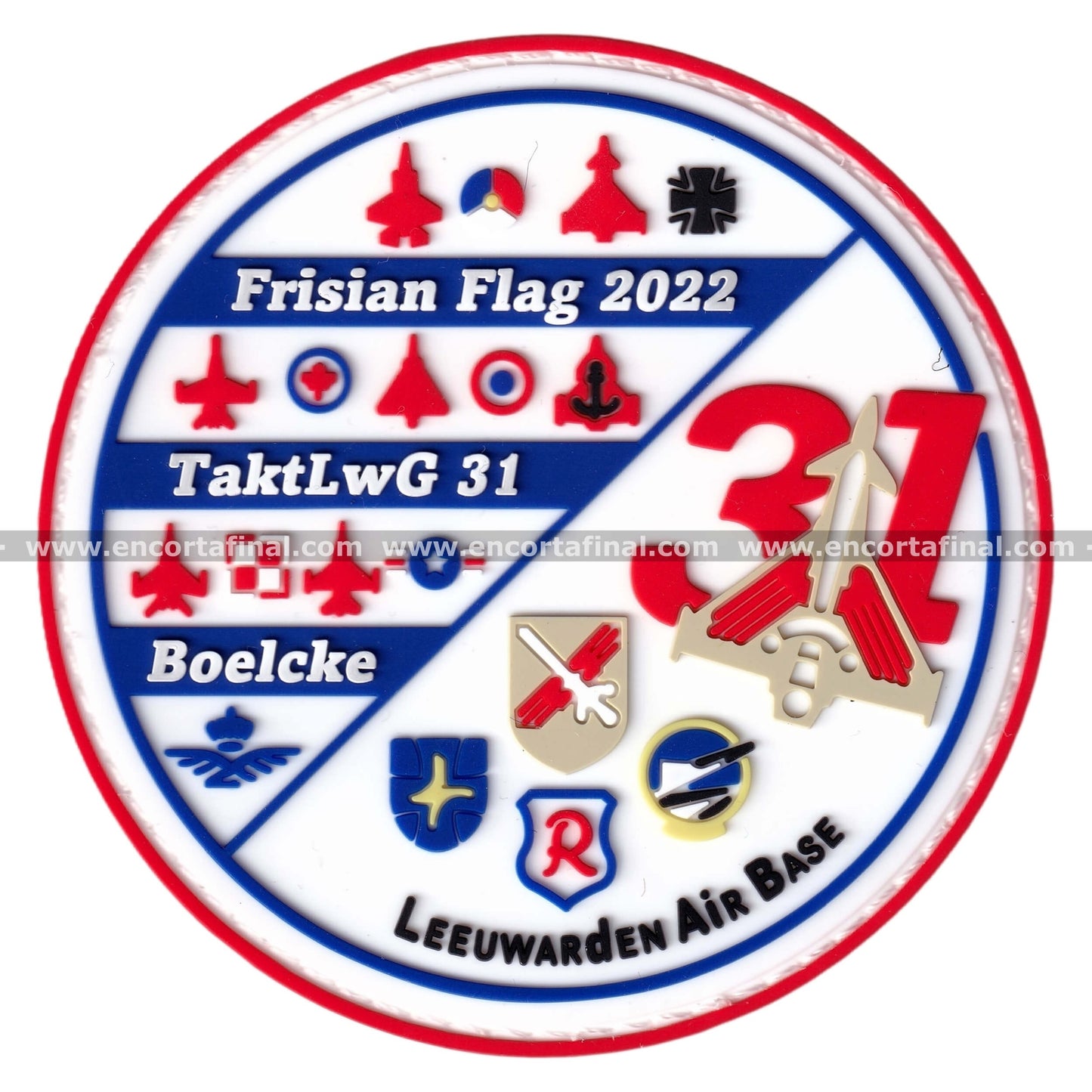 Frisian Flag 2022 Patch - Leeuwarden Air Base - TaktLwG 31 - Boelcke