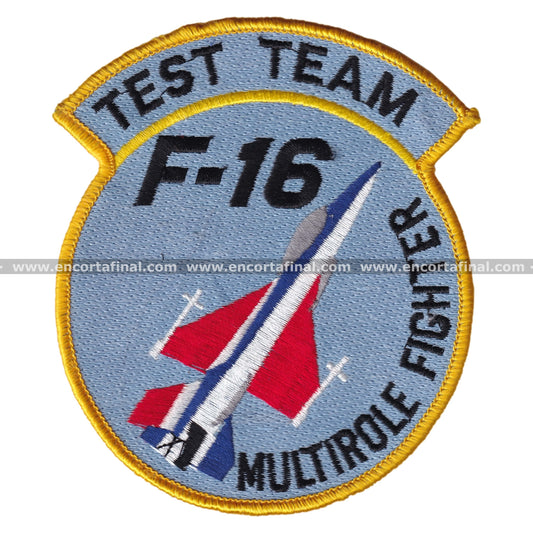 Lockheed Martin F-16 Fighting Falcon Patch - Test Team - Multirole Fighter