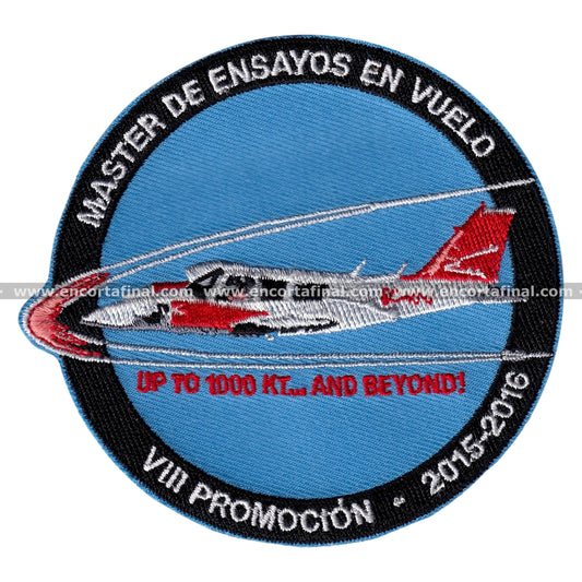 Parche Master de Ensayos en Vuelo -  VIII Promoción - 2015-2016