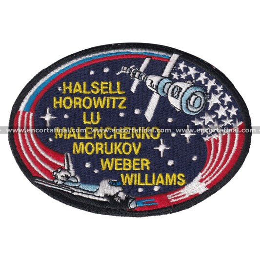 NASA Patch - Halsell Horowitz Lu Malenchenko Morukov Weber Williams