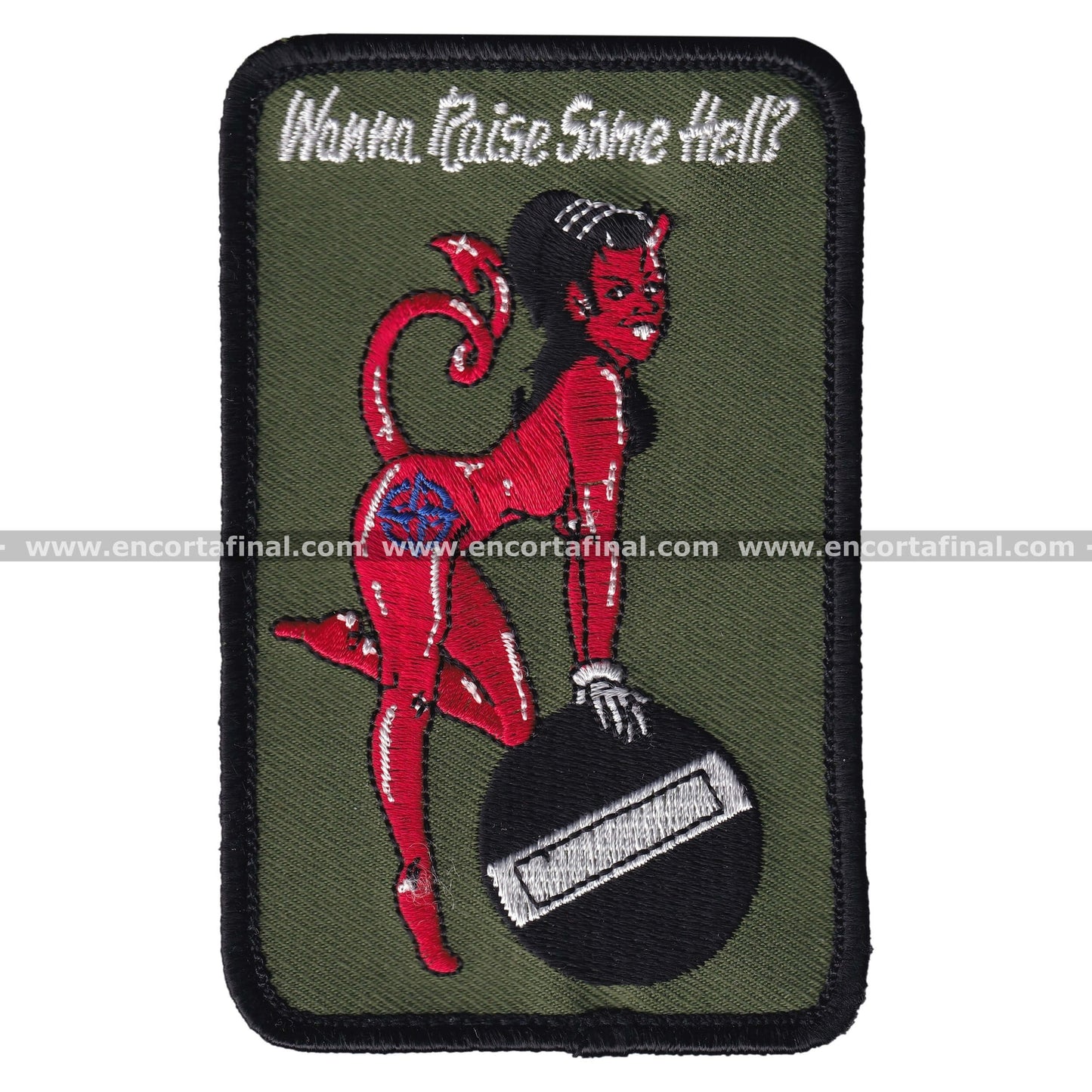 NATO Awacs Patch - Wanna Raise Some Hell? -Boeing E-3 Sentry
