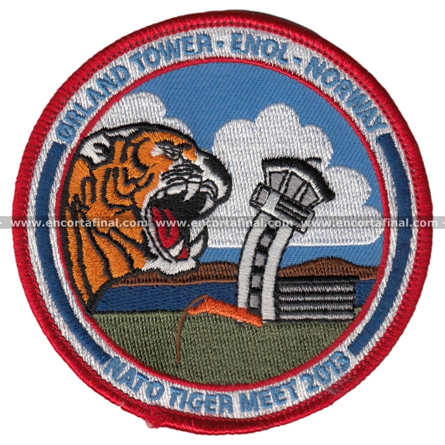 Nato Tiger Meet Ntm 2013 Orlando Tower Patch - Enol - Norway