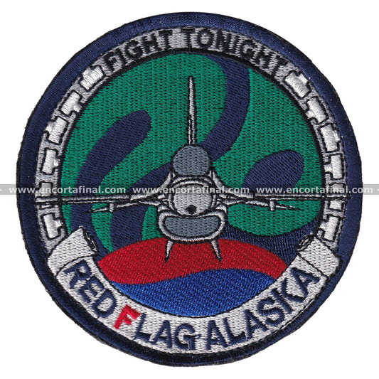 Red Flag Alaska Patch - Fight Tonight - Lockheed Martin F-16 Fighting Falcon