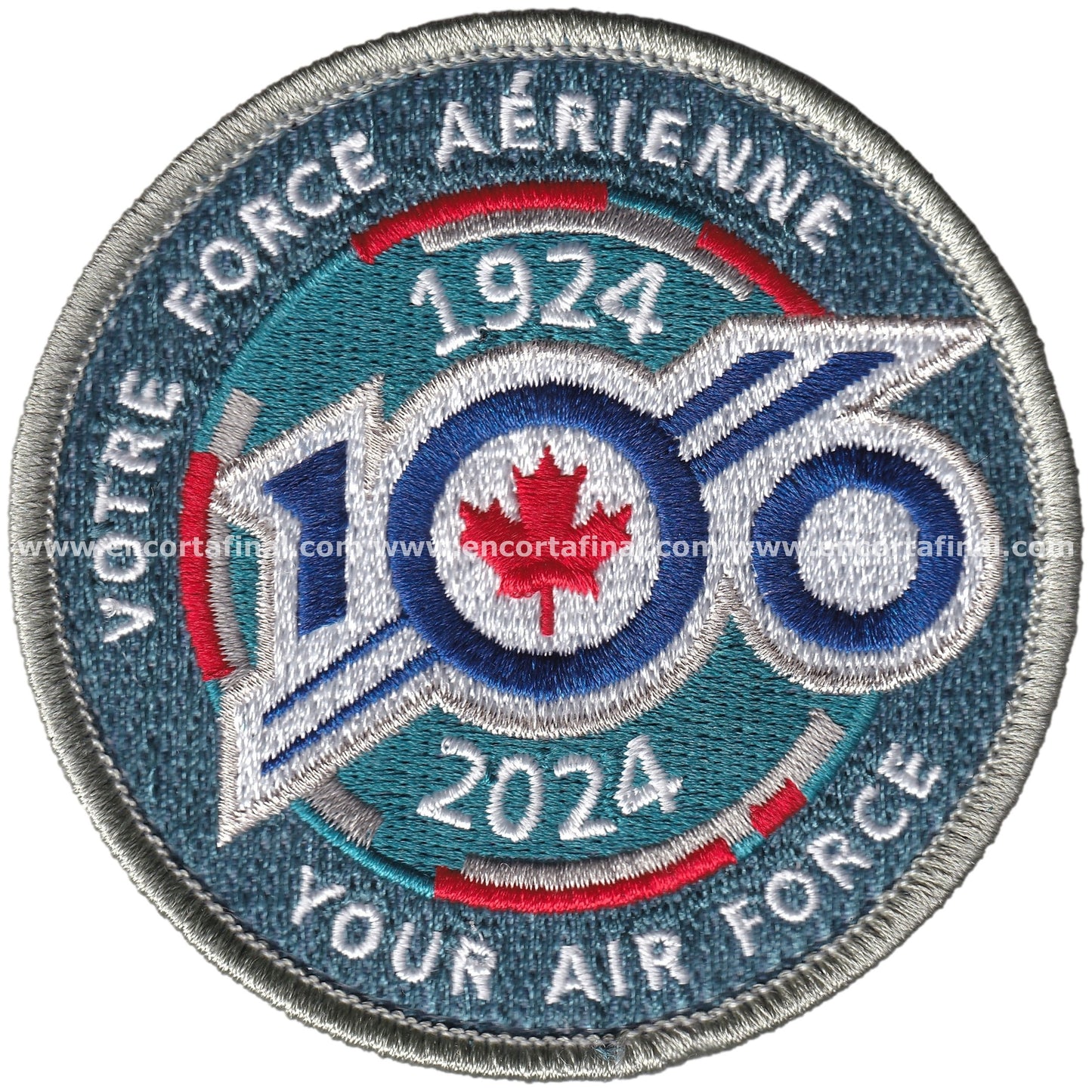 Royal Canadian Air Force (RCAF) Patch - 1924-2024