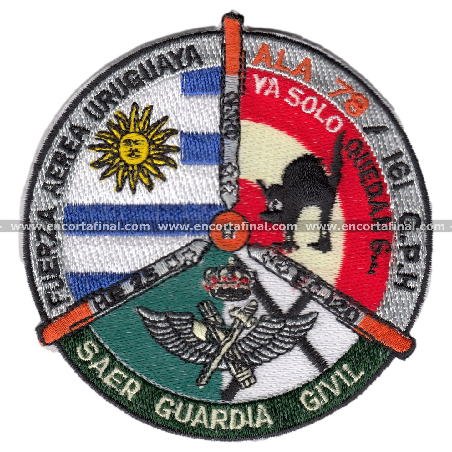 Saer Patch-Uruguayan FA-Wing 78