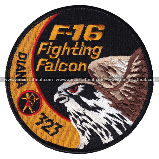 Swirl Lockheed Martin F-16 Fighting Falcon Patch - Diana 323