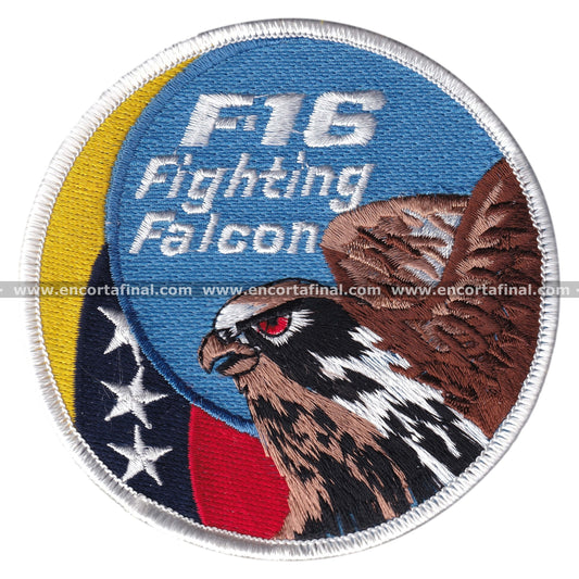Swirl Lockheed Martin F-16 Fighting Falcon Patch - Venezuela