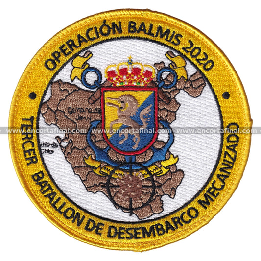 Patch Third Mechanized Landing Battalion - Operation Balmis 2020