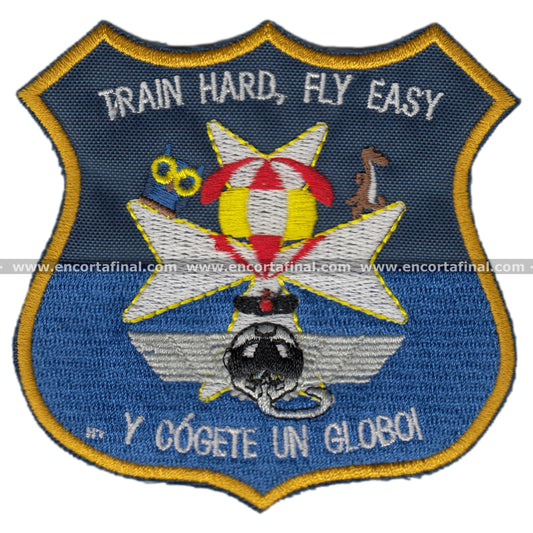 Train Hard, Fly Easy, Grab A Balloon Patch