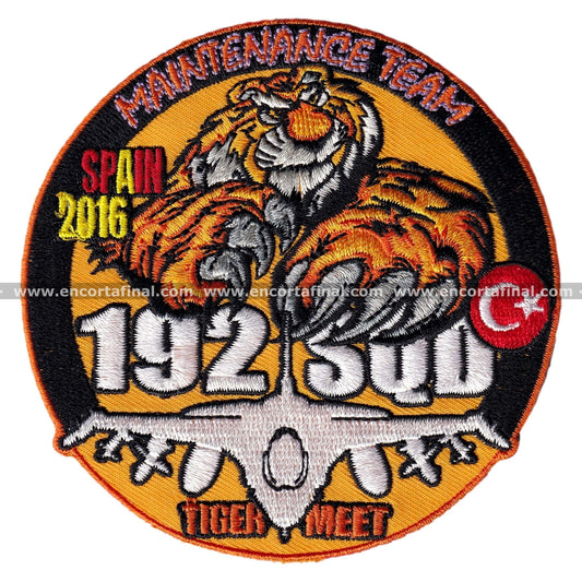 Parche Turkish Air Force - Nato Tiger Meet 2016 (NTM) - Maintenance Team - Lockheed Martin F-16 Fighting Falcon