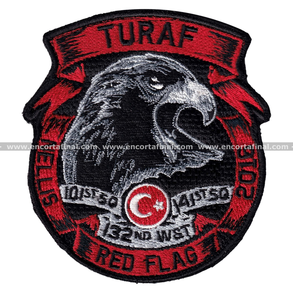 Turkish Air Force Patch - Red Flag - Turaf - Lockheed Martin F-16 Figh ...
