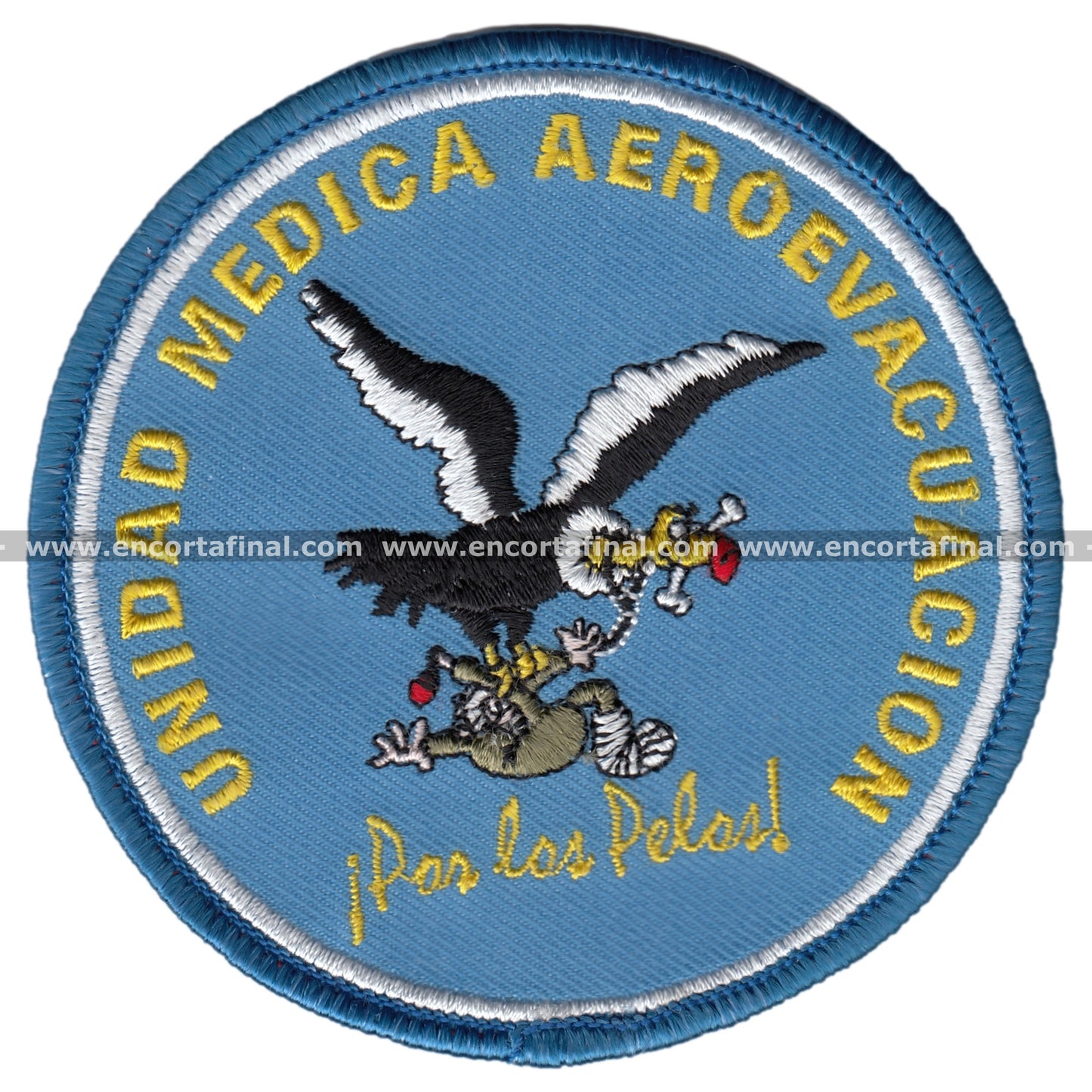 Parche Unidad Medica Aeroevacuacion, Por Los Pelos