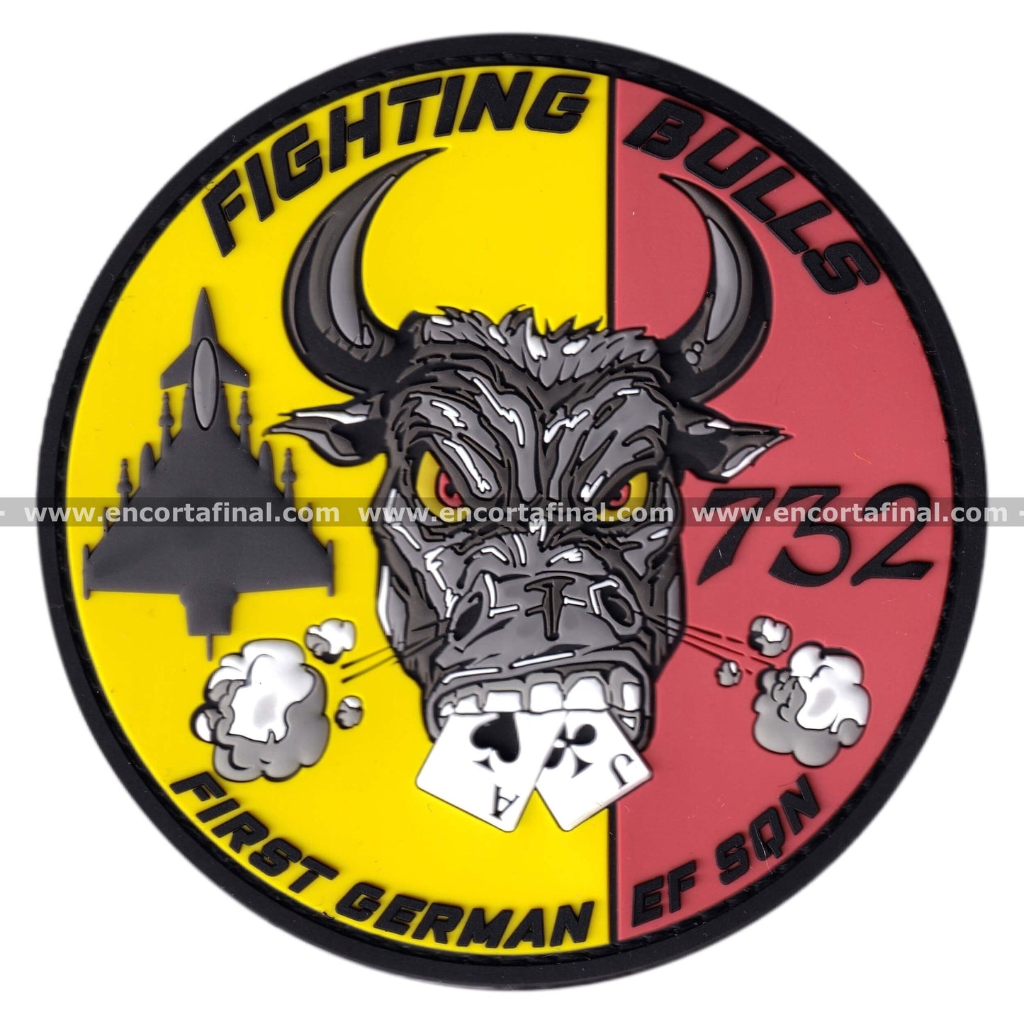 Luftwaffe Patch - Fighting Bulls - First German EF SQN - 732