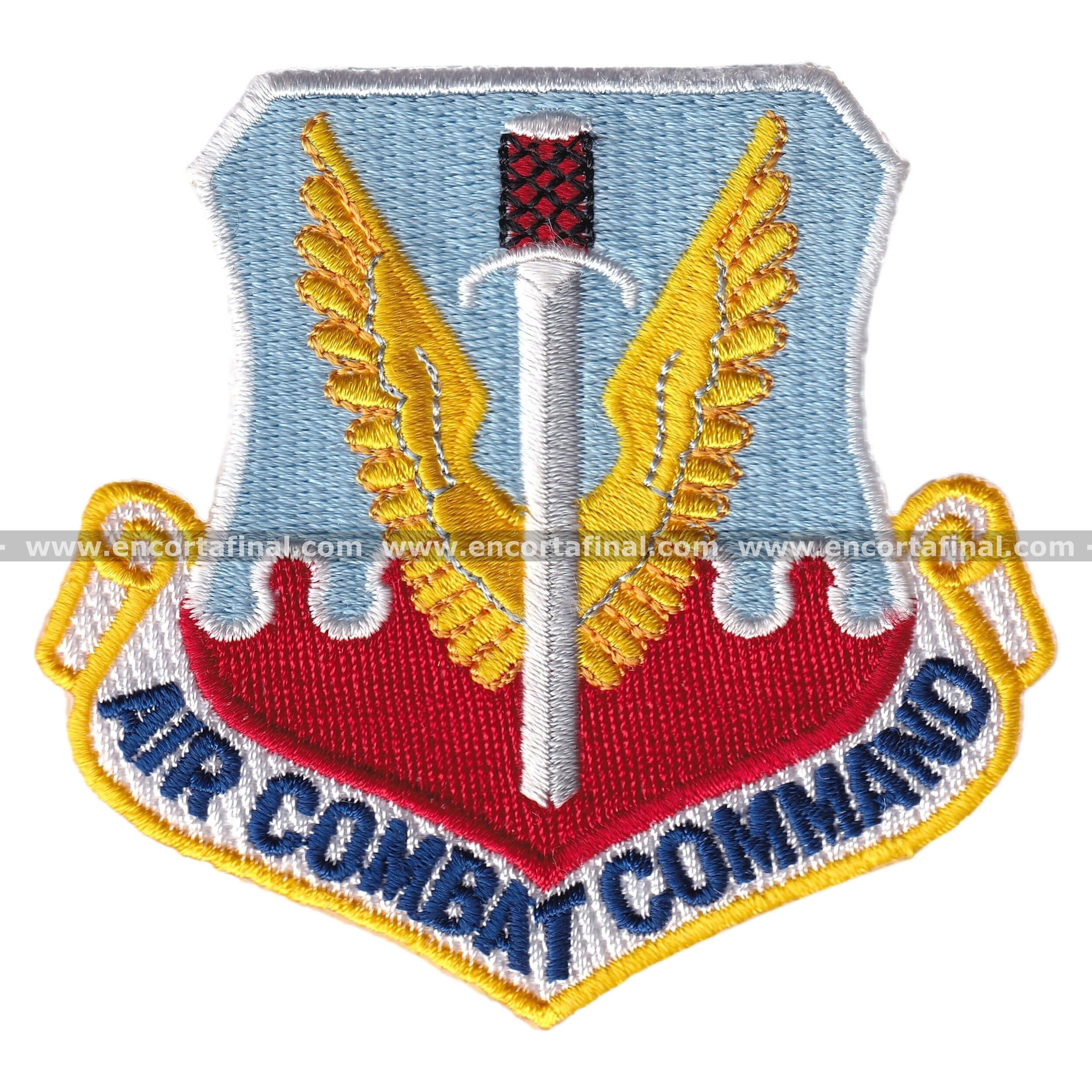 Authentic USAF Air Combat Command Patch – Hook & Loop Back, Mint Condition, Original