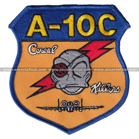 United States Air Force (USAF) Patch - Fairchild-Republic A-10 Thunderbolt II - Cereal Killers