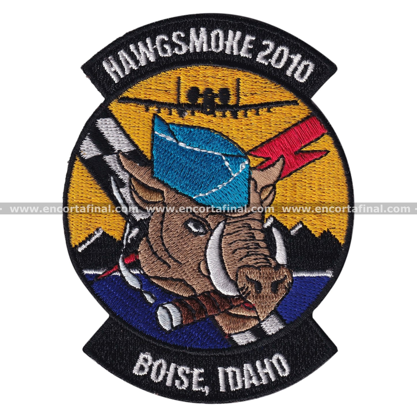 United States Air Force (USAF) Patch - Fairchild-Republic A-10 Thunderbolt II - Hawgsmoke 2010 - Boise, Idaho