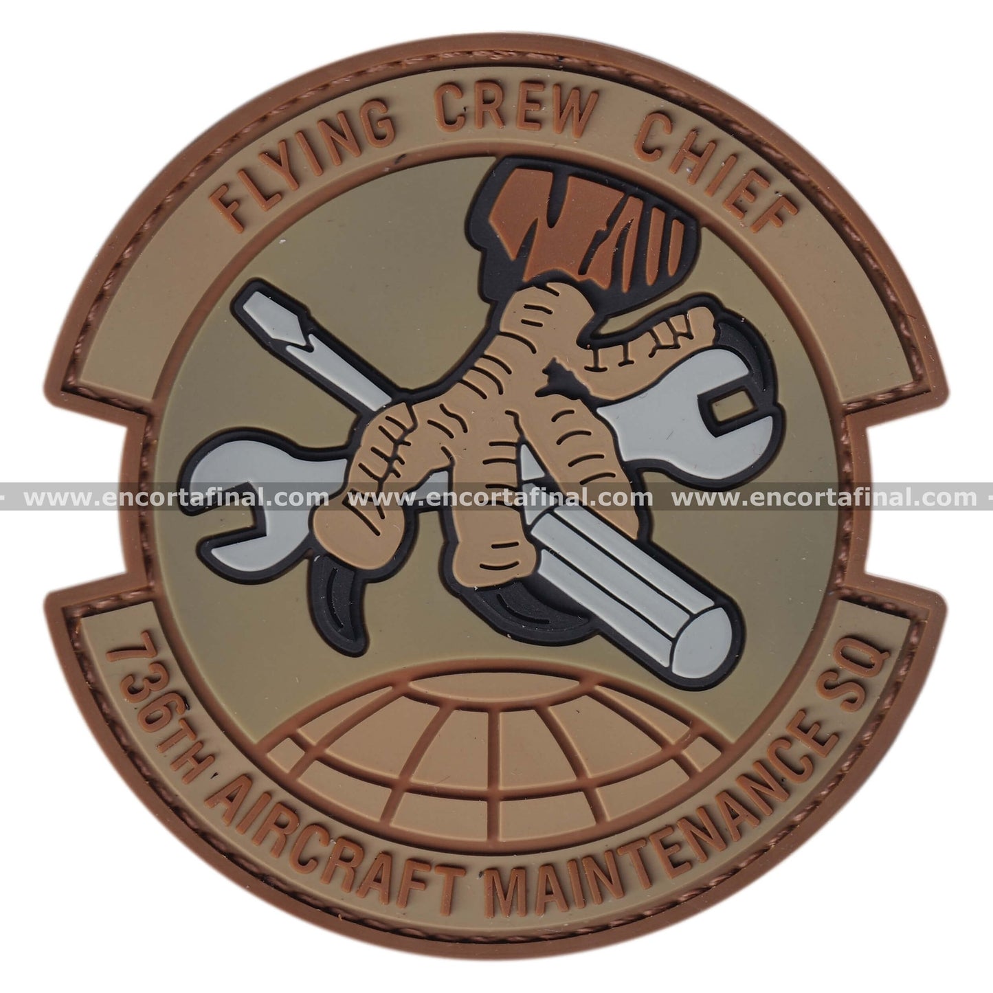 United States Air Force (USAF) Patch - Flying Crew Chief - 736th Aircraft Maintenance SQ