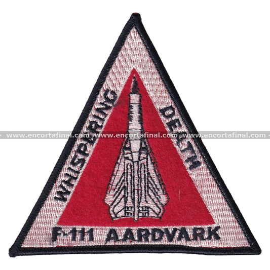 United States Air Force (USAF) Patch - General Dynamics F-111 Aardvark - Whispering Death