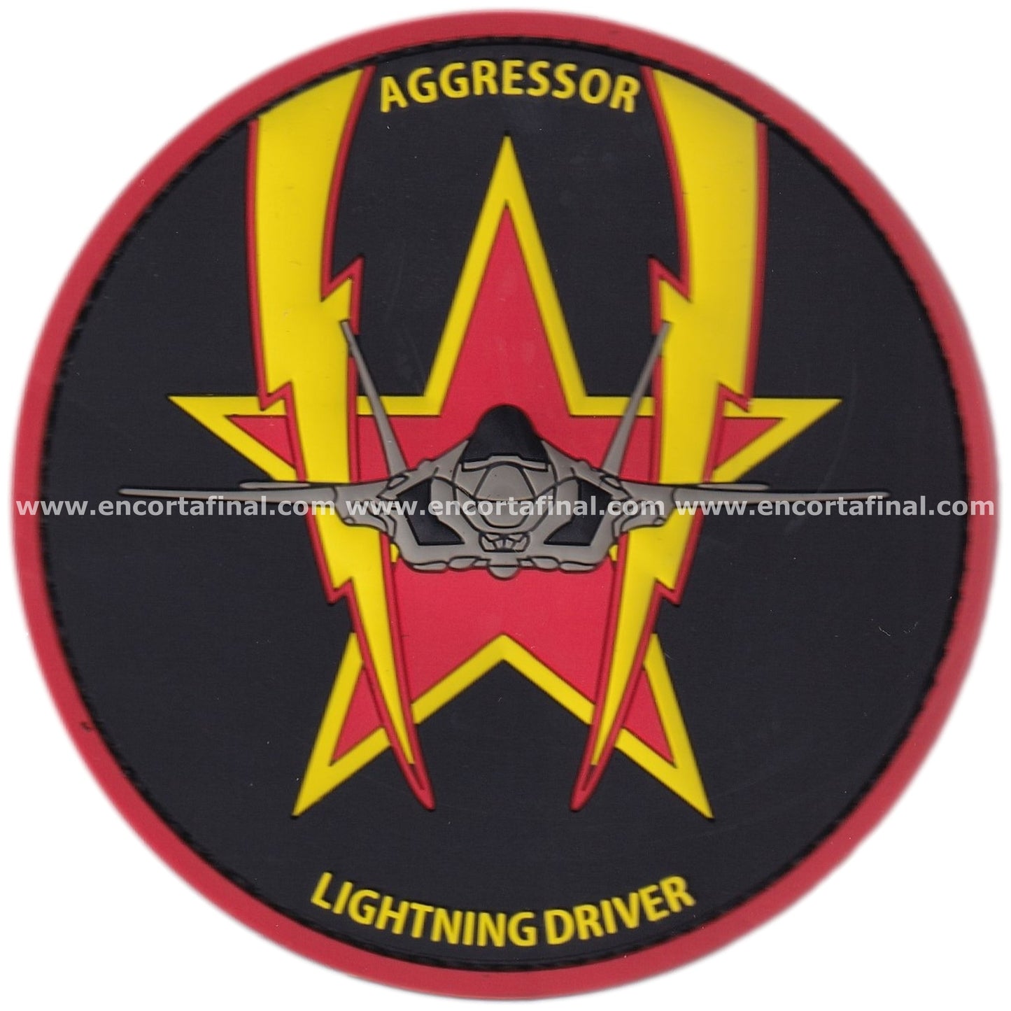 Parche United States Air Forces (USAF) - 65th Aggressor Squadron - Lightning Driver -Lockheed Martin F-35 Lightning II