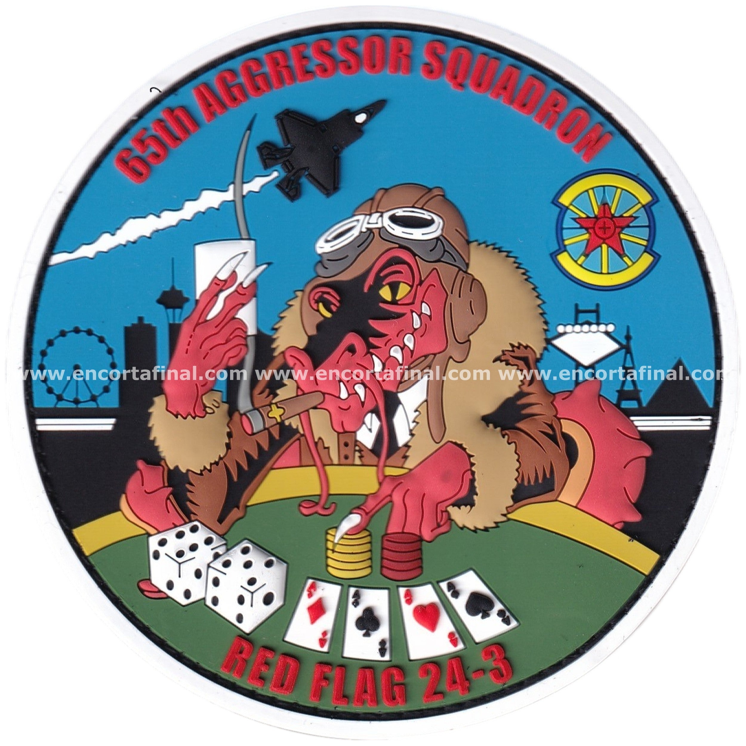 Usaf Checkmate Aggressor Patch United States Air Forces (USAF) Patch - 65th Aggressor Squadron - Red ...