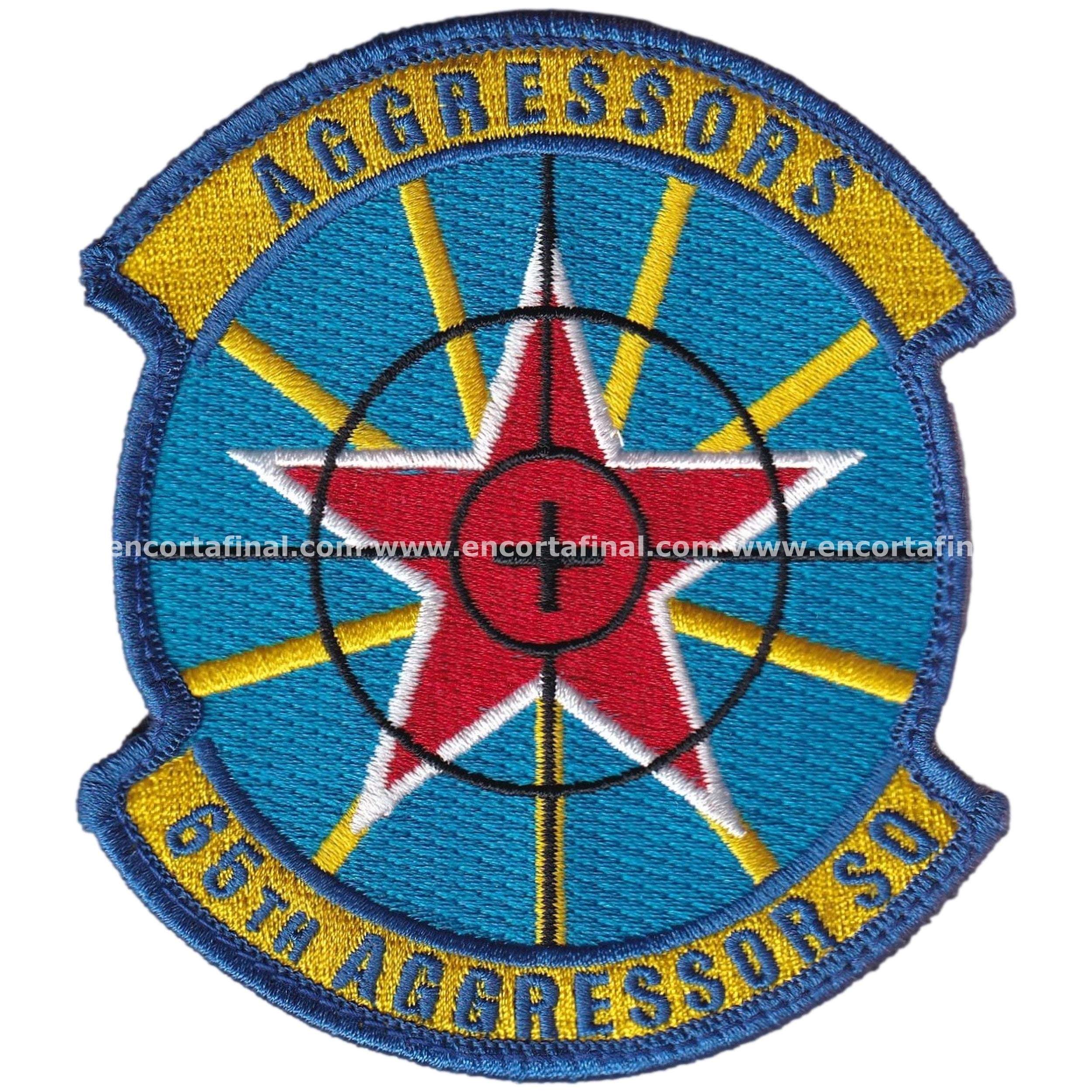 United States Air Forces (USAF) Patch - 65th Aggressor Squadron - Lock ...