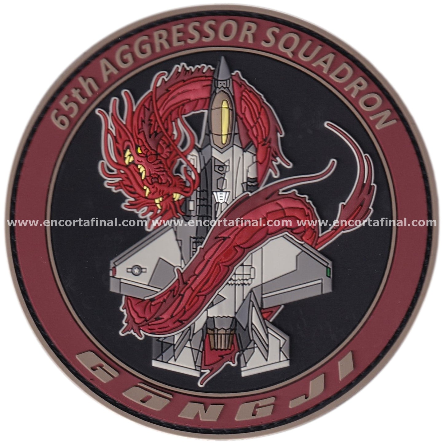 Parche United States Air Forces (USAF) - 65th Aggressor Squadron - Gonji -Lockheed Martin F-35 Lightning II