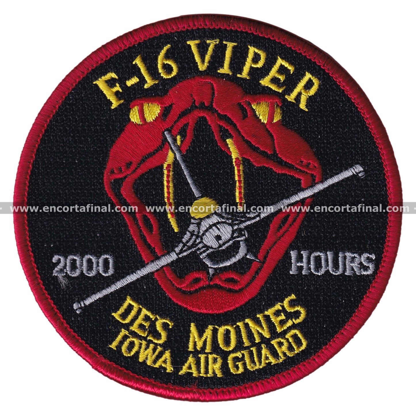 United States Air Forces (USAF) Patch - Lockheed Martin F-16 Fighting Falcon - F-16 Viper