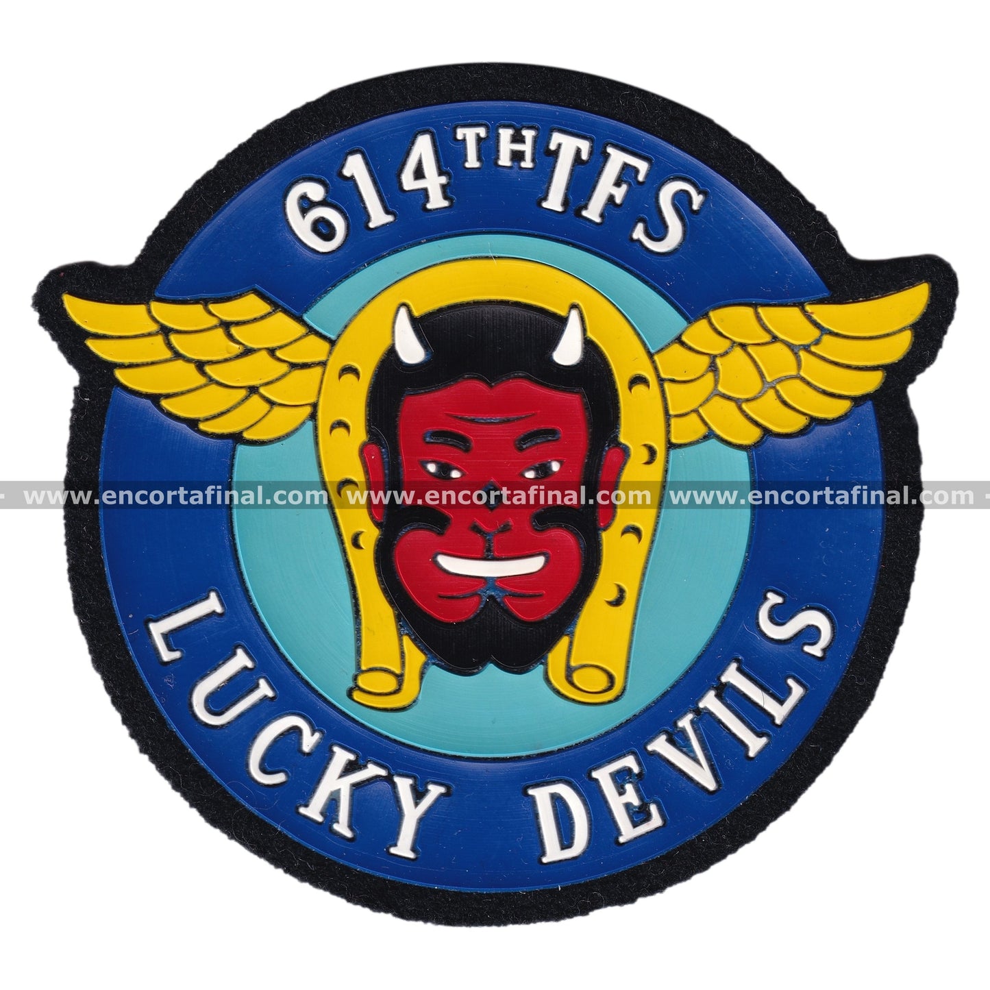 Parche United States Armed Forces - 614th TFS - Lucky Devils