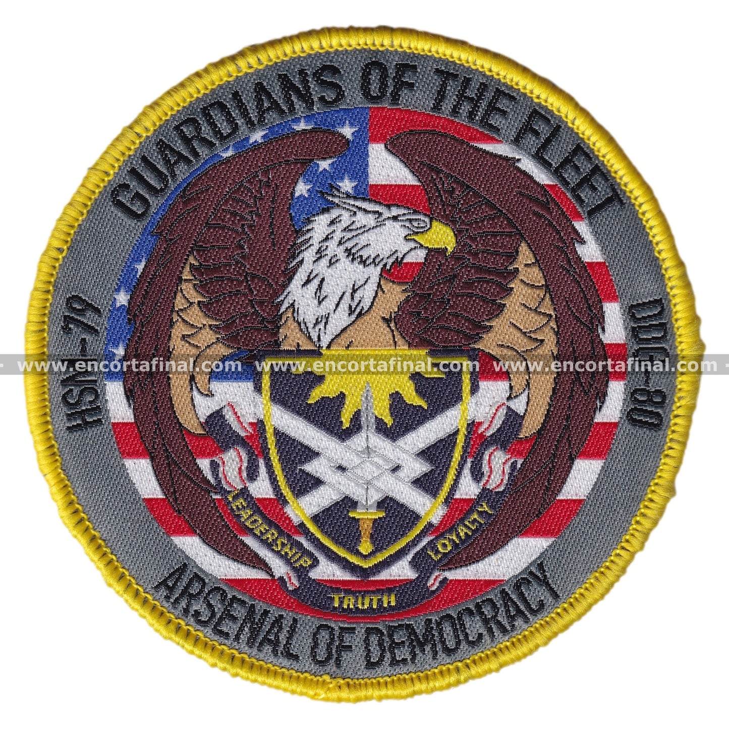 United States Navy (USN) Patch - Guardians of the Fleet - Arsenal of Democracy