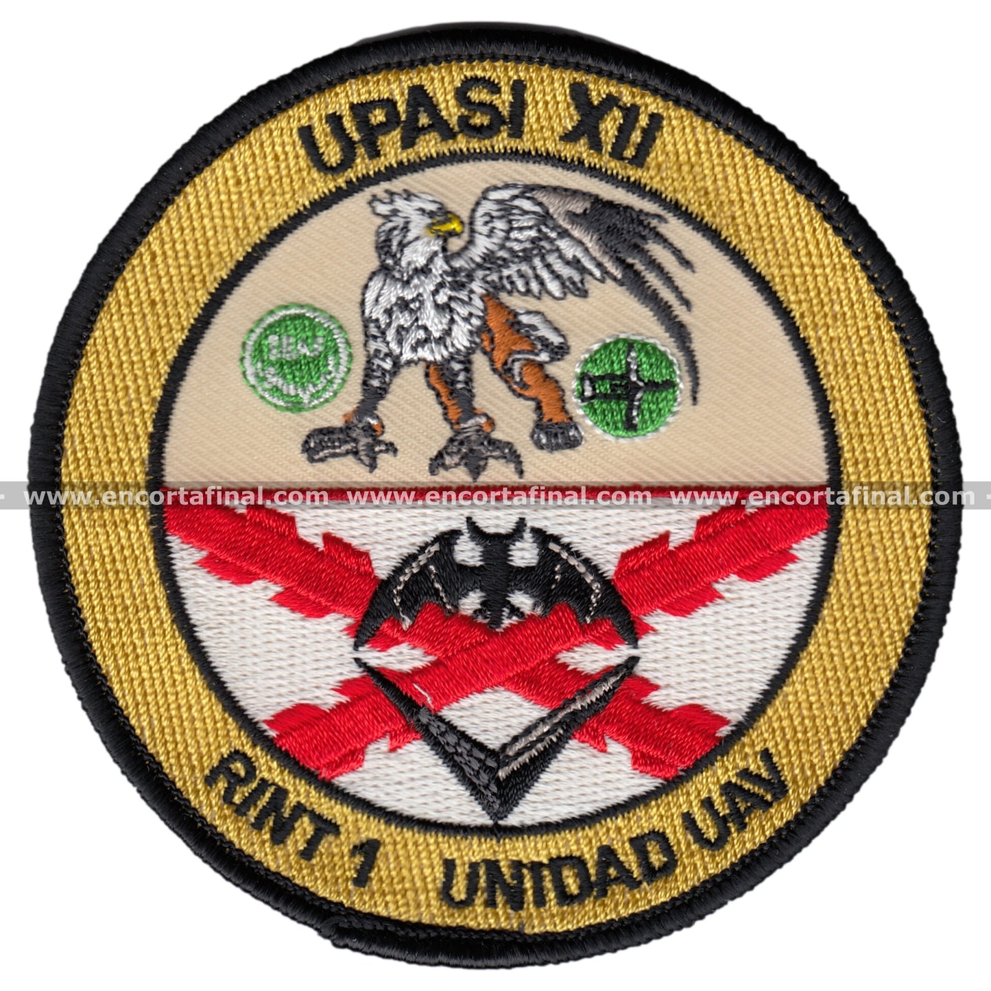 Upasi Xii Patch -Rint 1 Uav Unit- Isaf