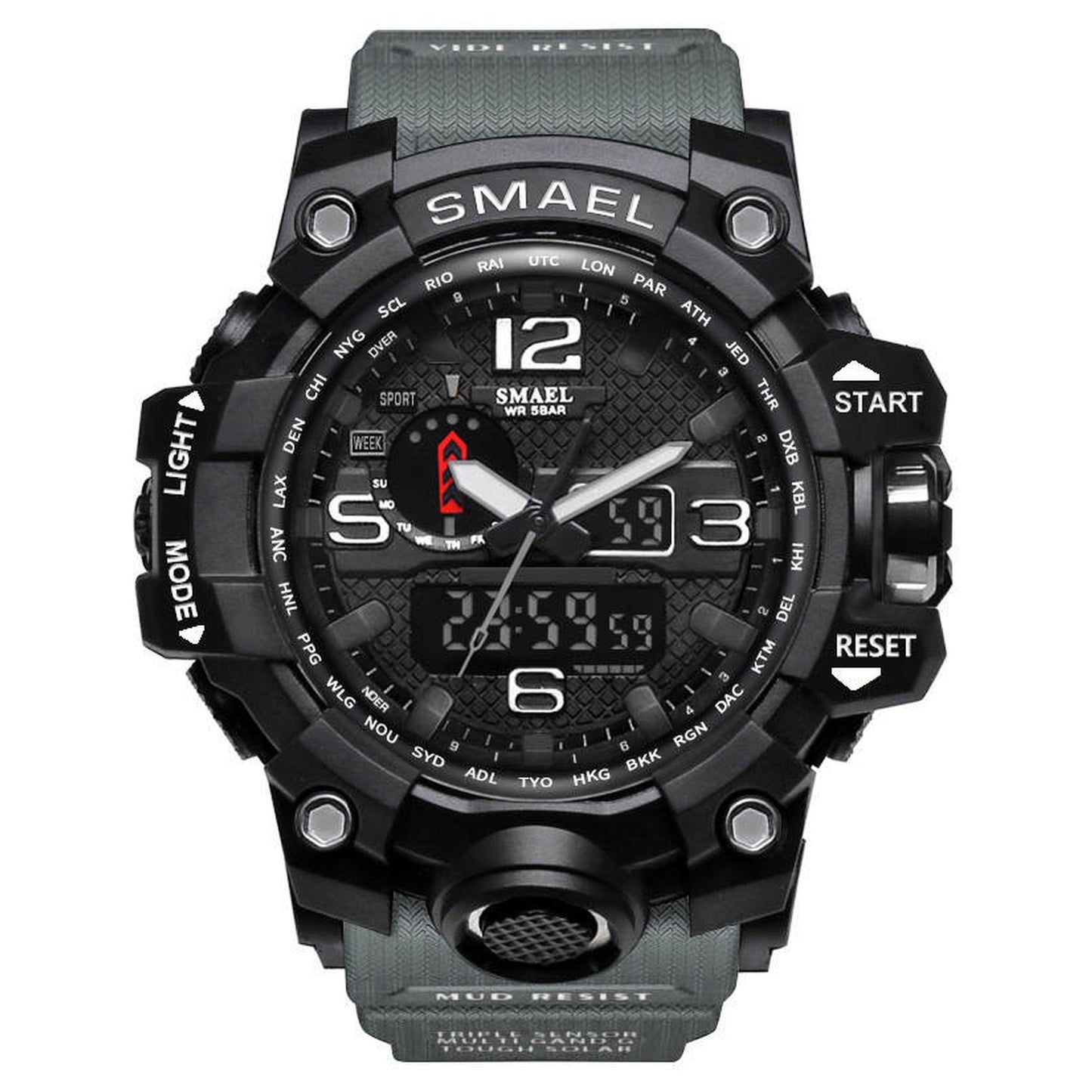 Smael 1545 Grey Watch