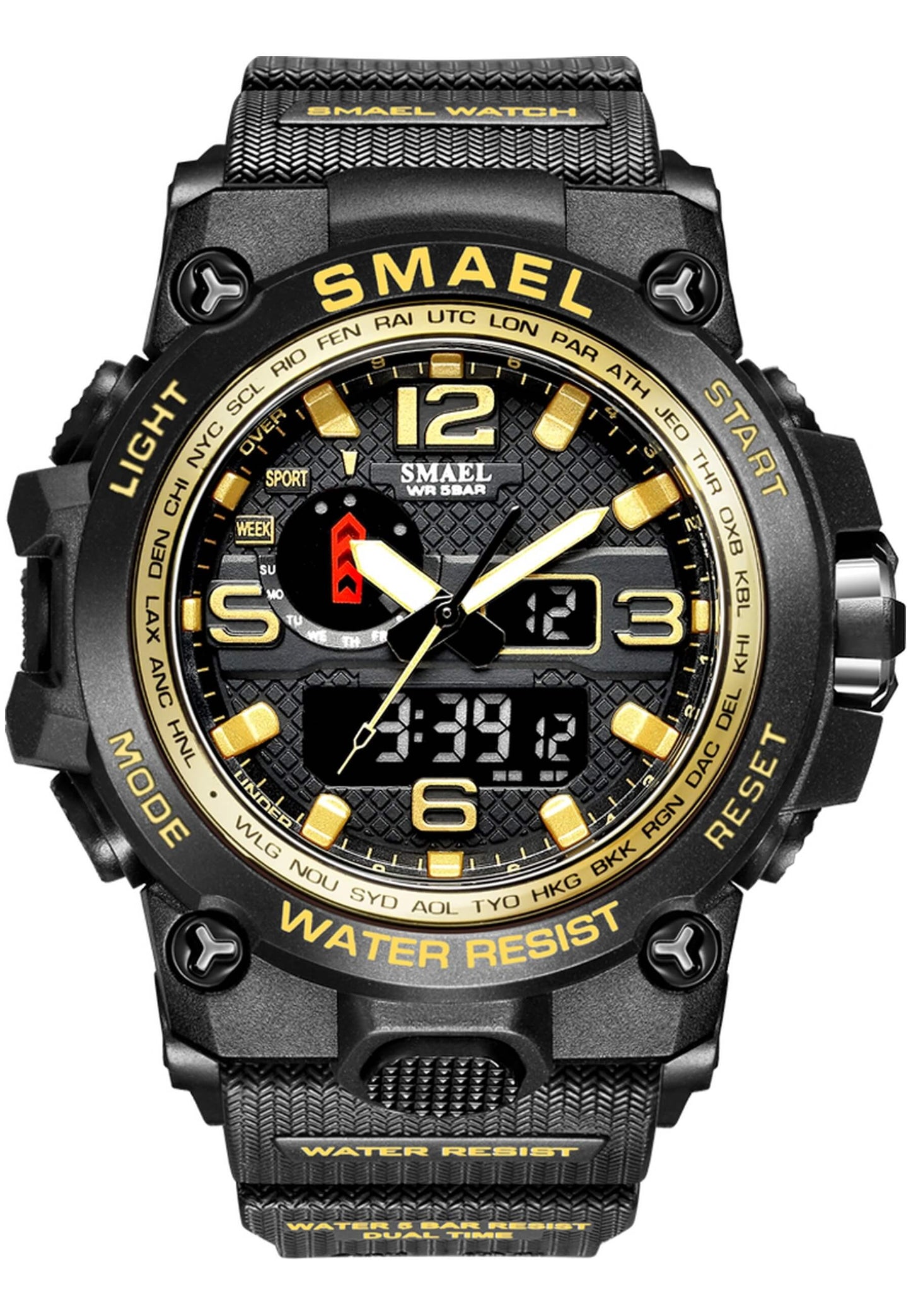 Smael 1545D "Golden" watch