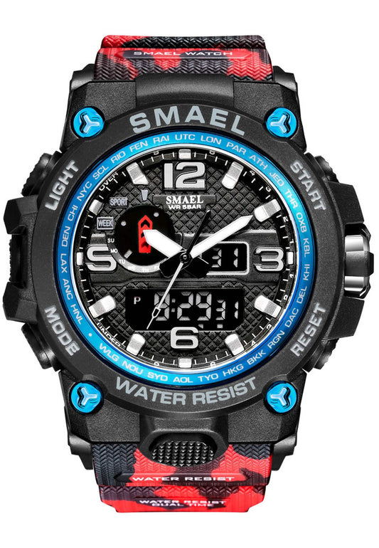 Reloj Smael 1545Mc "Camouflage Red"