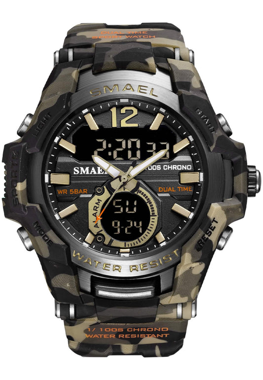 Reloj Smael 1805Mc "Camouflage Khaki"