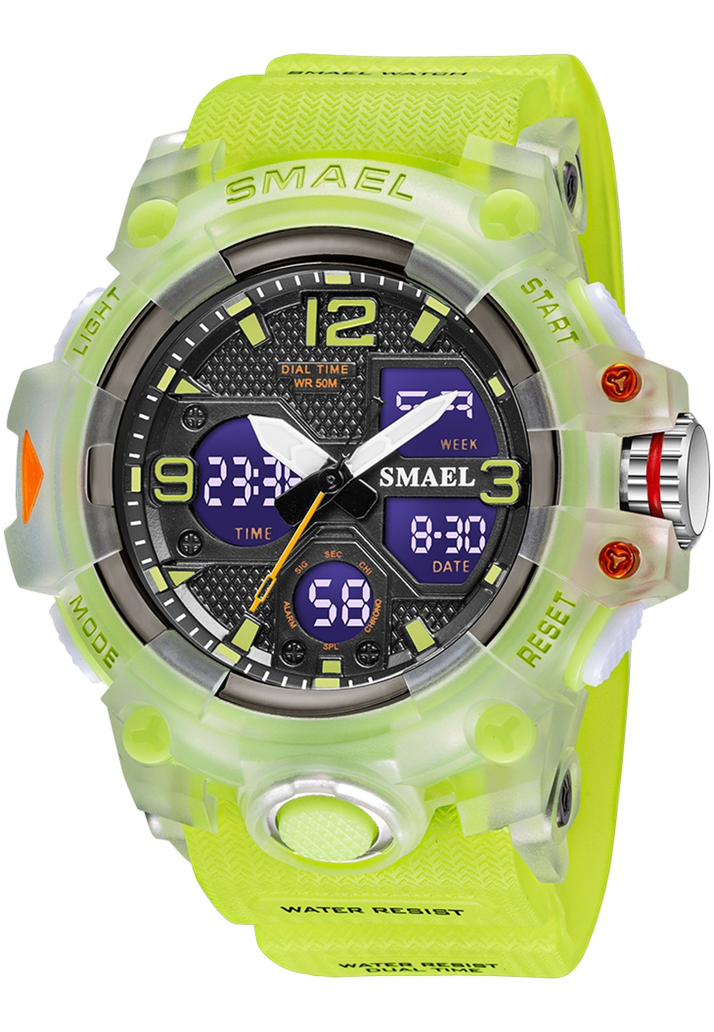 Smael 8008 "Shiny Green" Watch