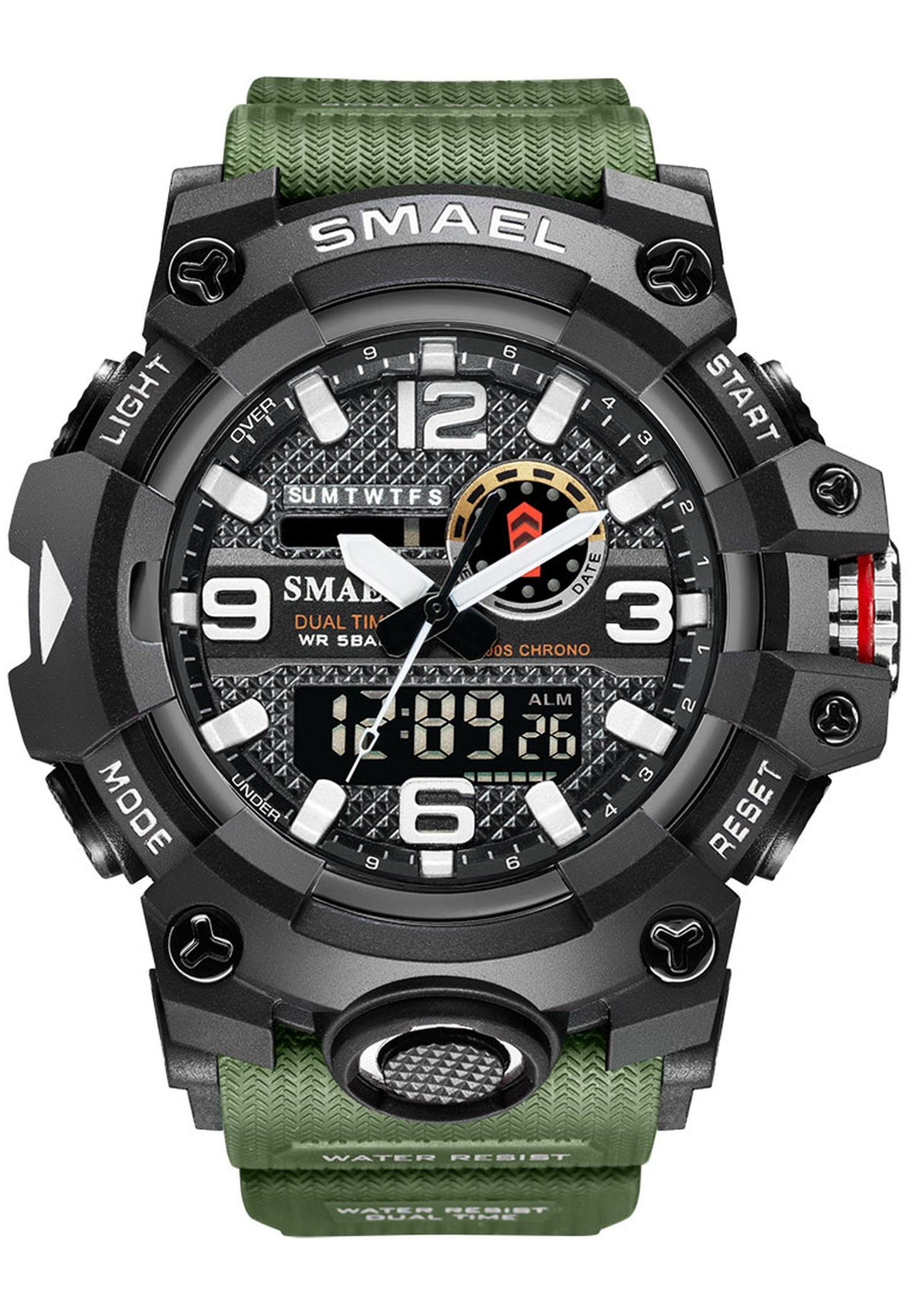 Reloj Smael 8035 "Army Green"