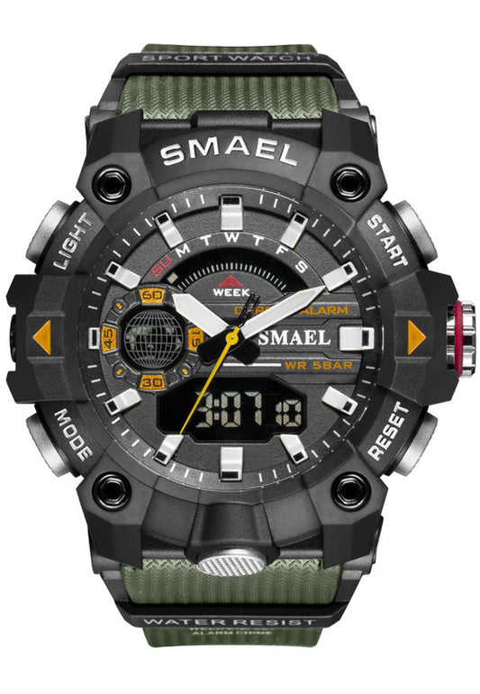 Reloj Smael 8040 "Army Green"