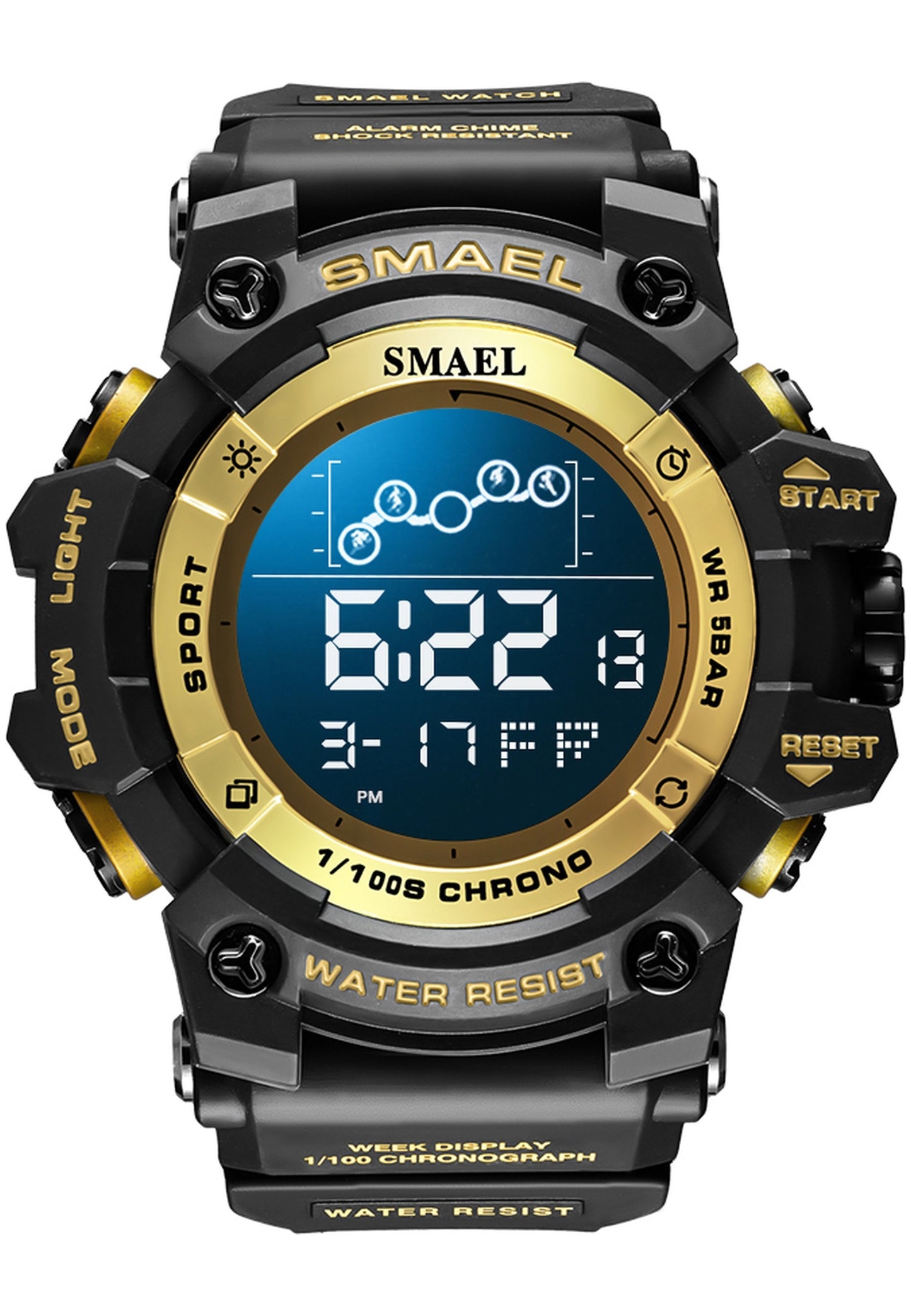 Smael 8046 "Black Gold" watch